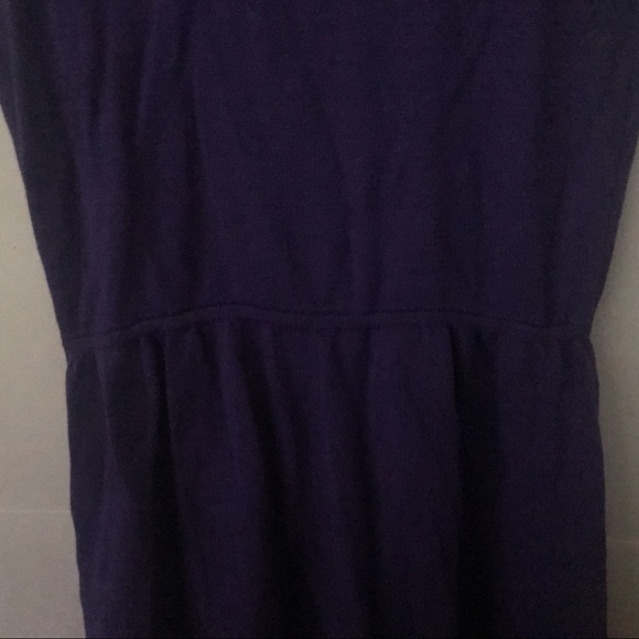 St John Knit Purple Jumper Jumpsuit sz 6 Sleeveless Knee Length Jumpsuit Summer - Picture 10 of 16